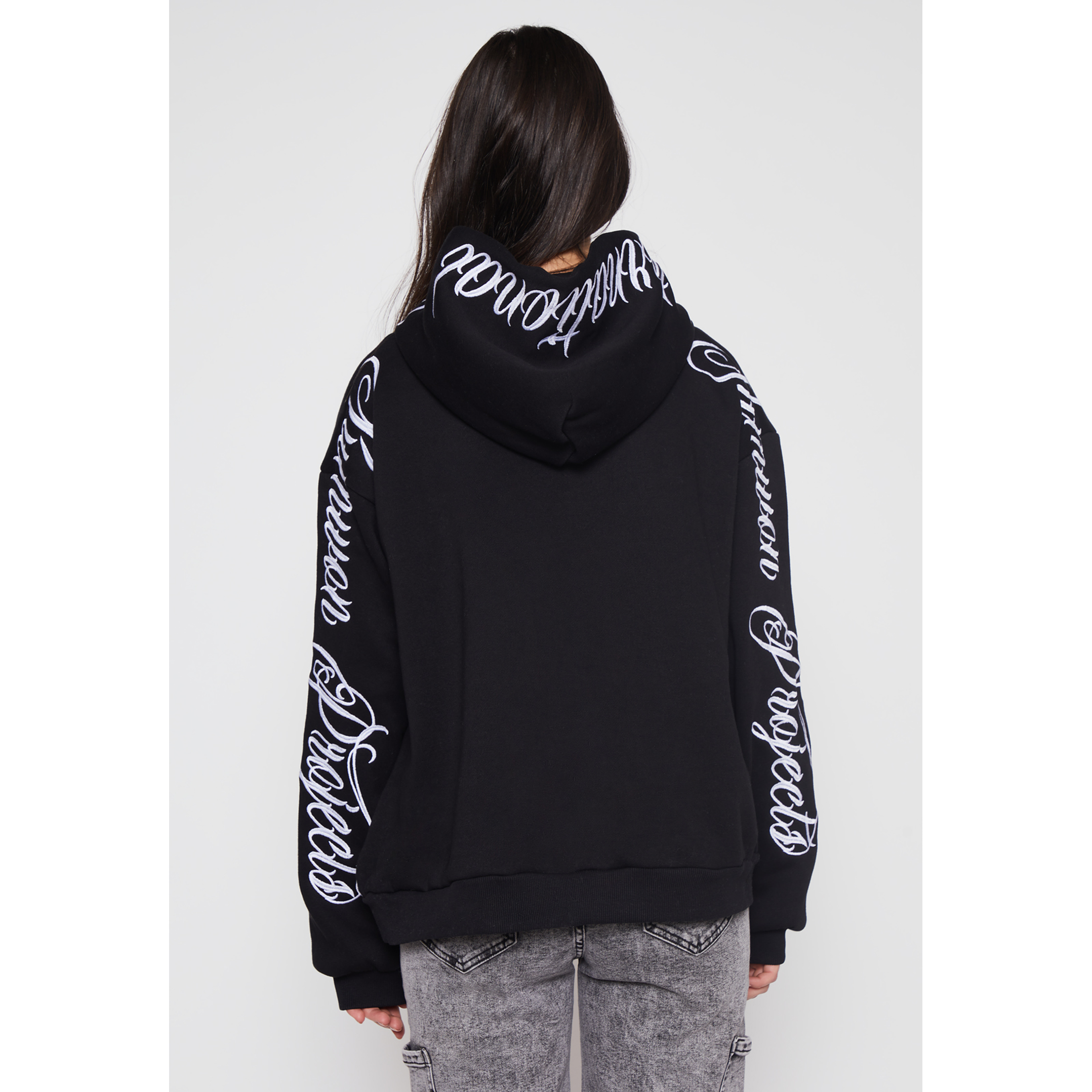 Polerón Bordado Go Mujer Negro Familyshop 3