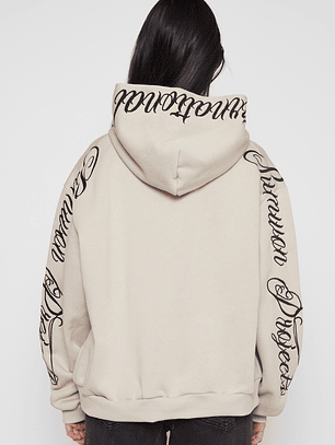 Polerón Bordado Letra Mujer Beige Familyshop