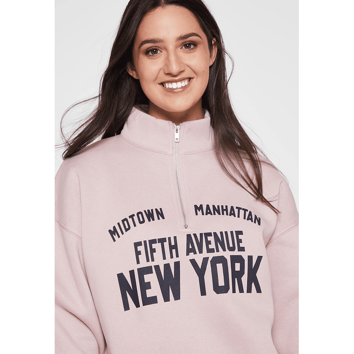 Polerón New York Mujer Rosado Familyshop 4