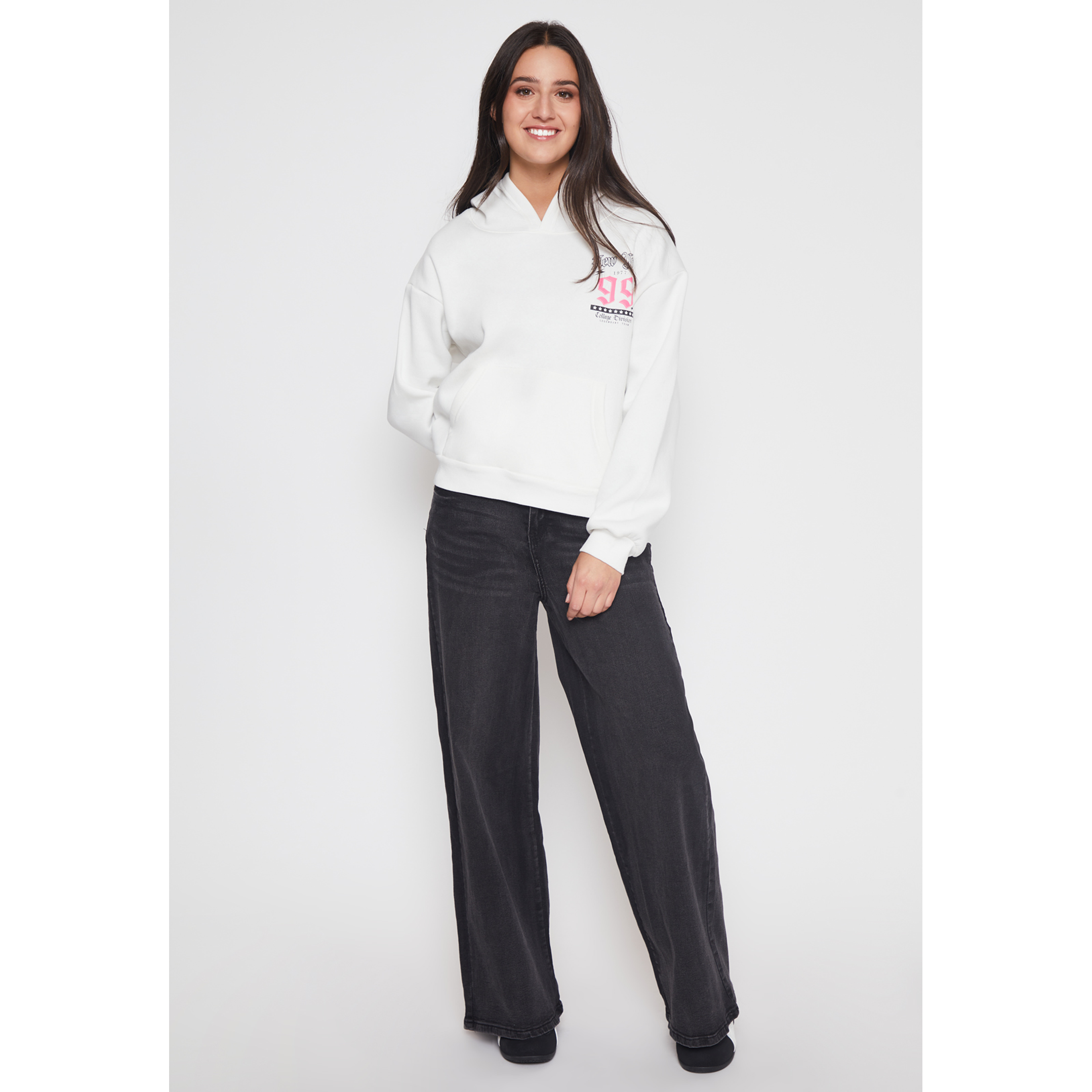 Polerón New York 99 Mujer Crudo Familyshop 2