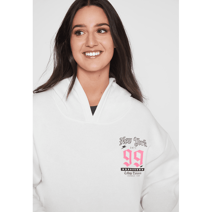 Polerón New York 99 Mujer Crudo Familyshop 4