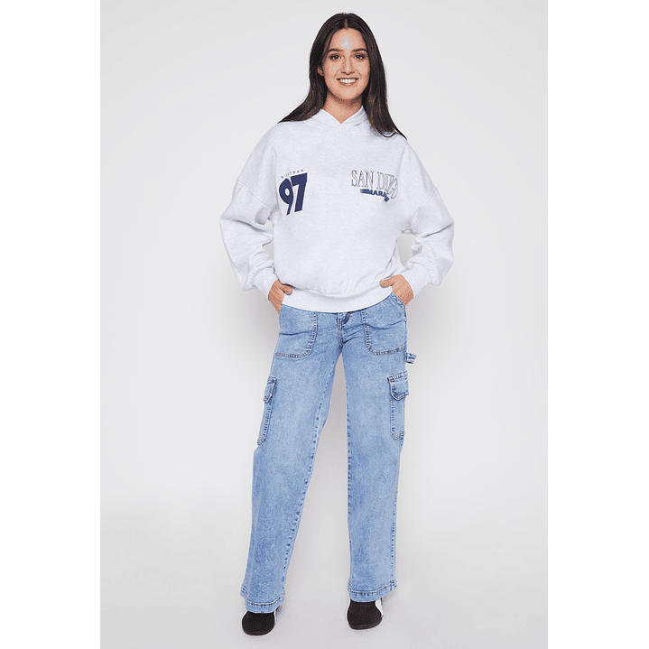 Jeans Wide Leg Cr Mujer Azul Familyshop 2