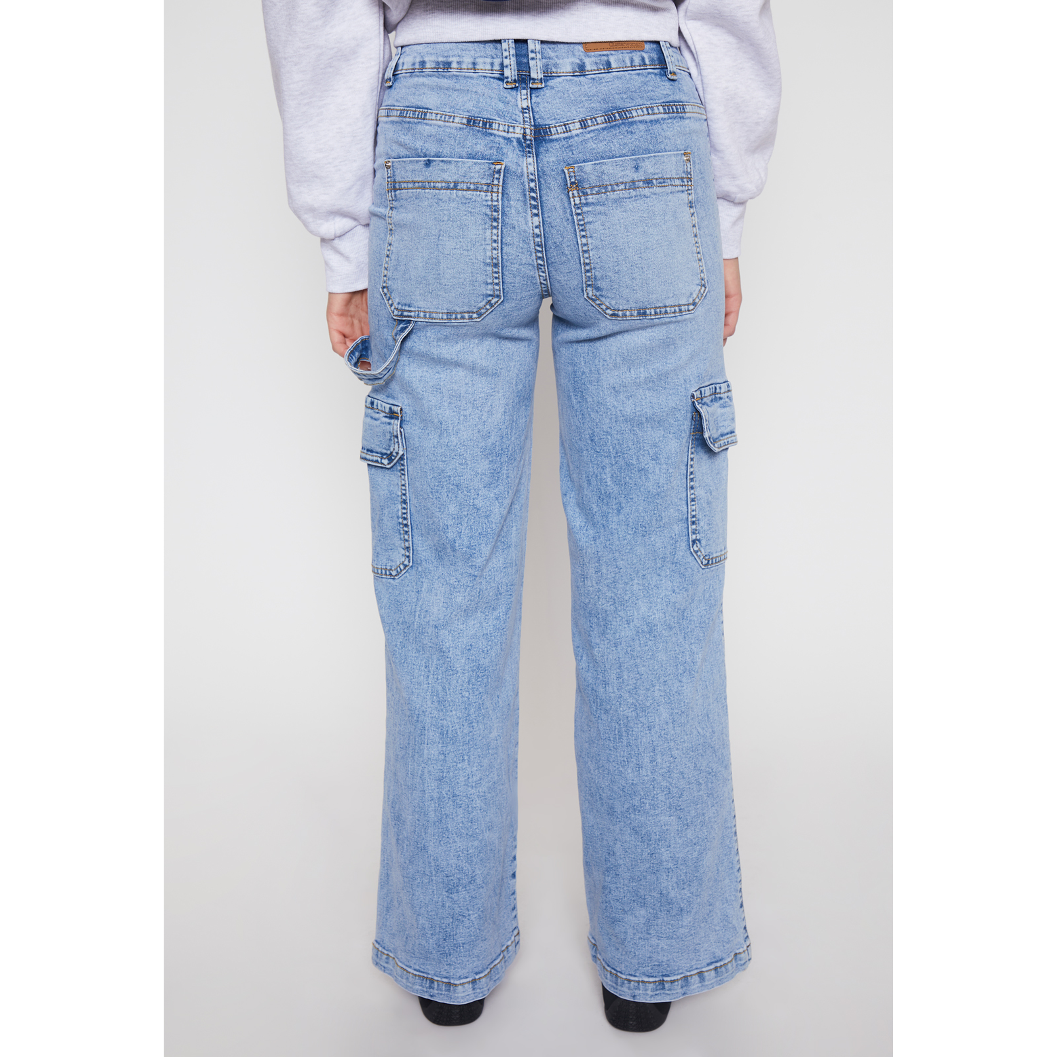 Jeans Wide Leg Cr Mujer Azul Familyshop 3