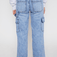 Jeans Wide Leg Cr Mujer Azul Familyshop - Miniatura 3
