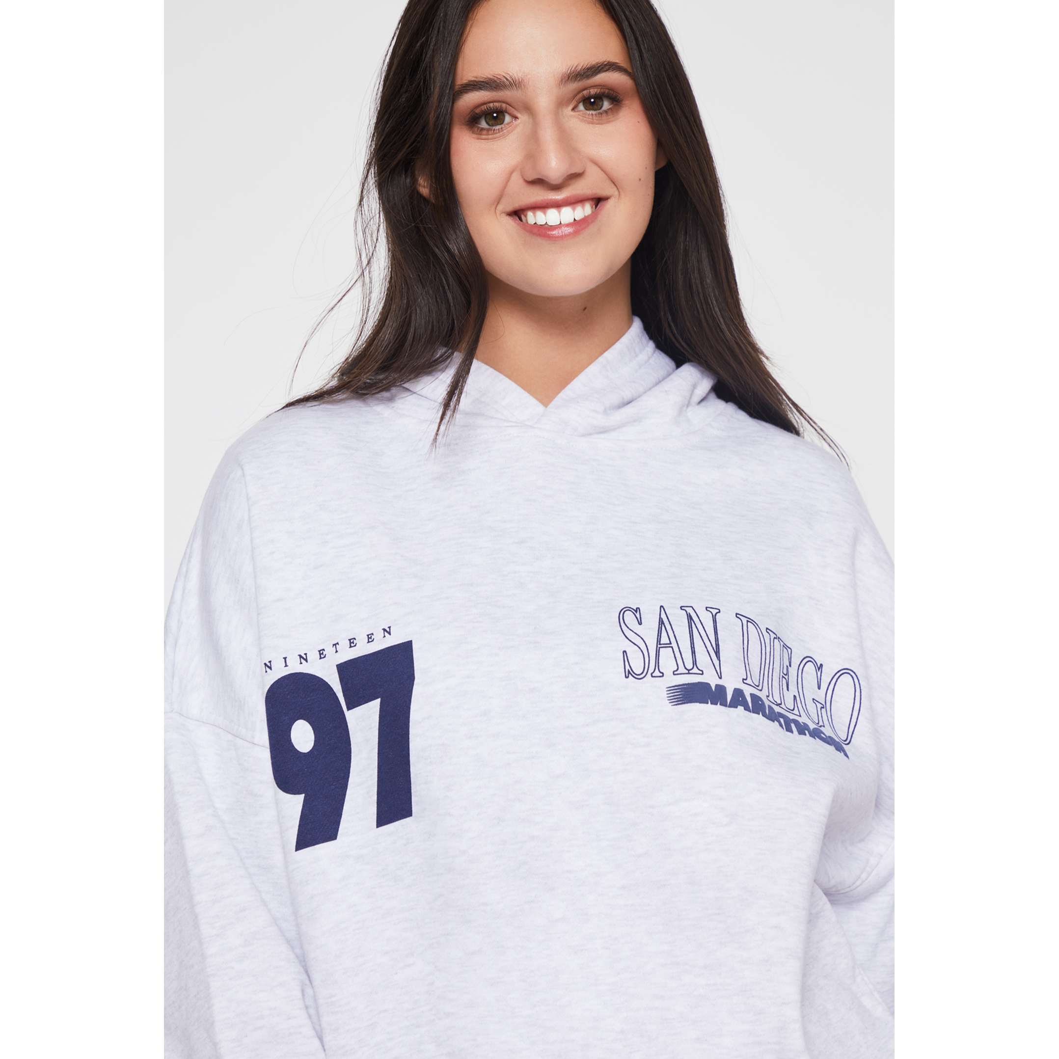 Polerón Hoodie Mujer Gris Familyshop 4