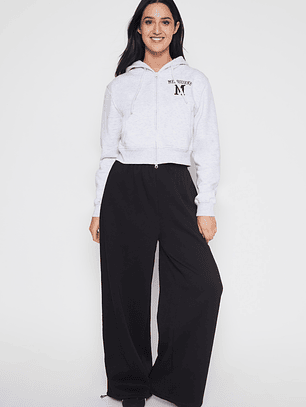 Pantalón Buzo Baggy Mujer Negro Familyshop