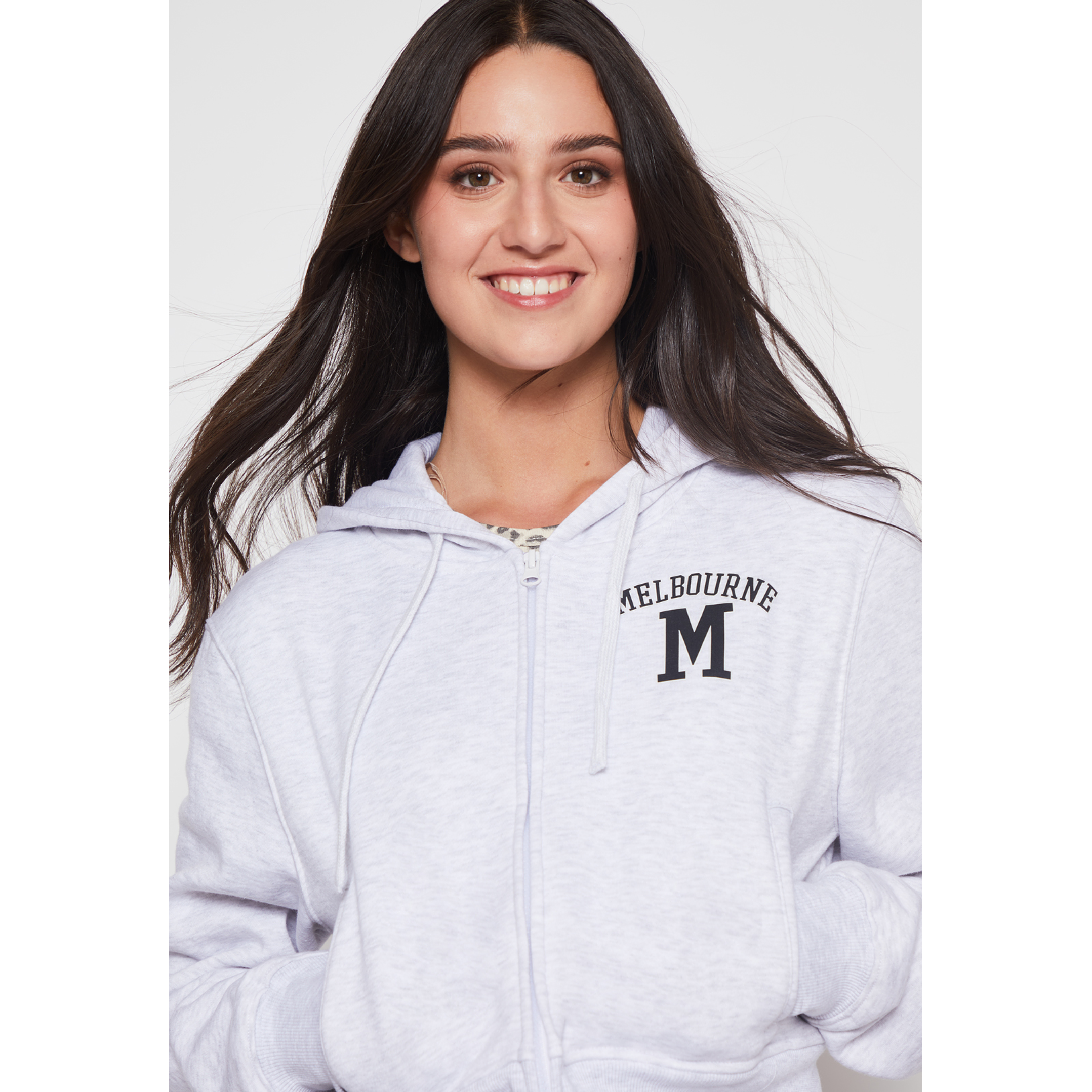 Polerón Letras Mujer Gris Familyshop 4