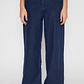 Jeans Wide Leg Raw Mujer Azul Familyshop - Miniatura 1