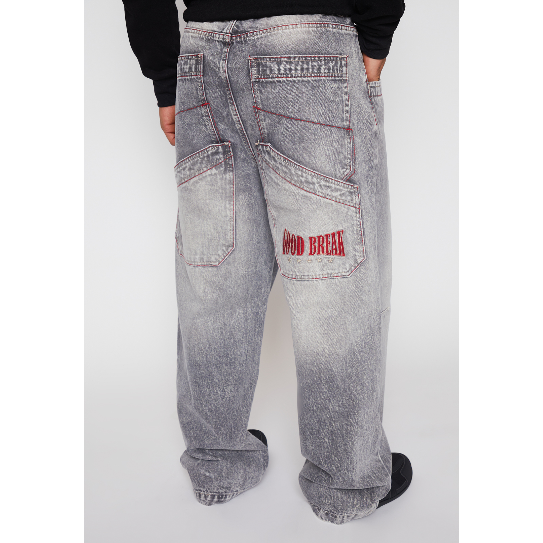 Jeans Super Baggy Hombre Gris Familyshop 3