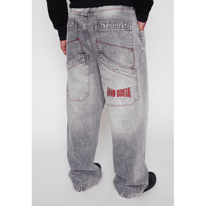 Jeans Super Baggy Hombre Gris Familyshop 3