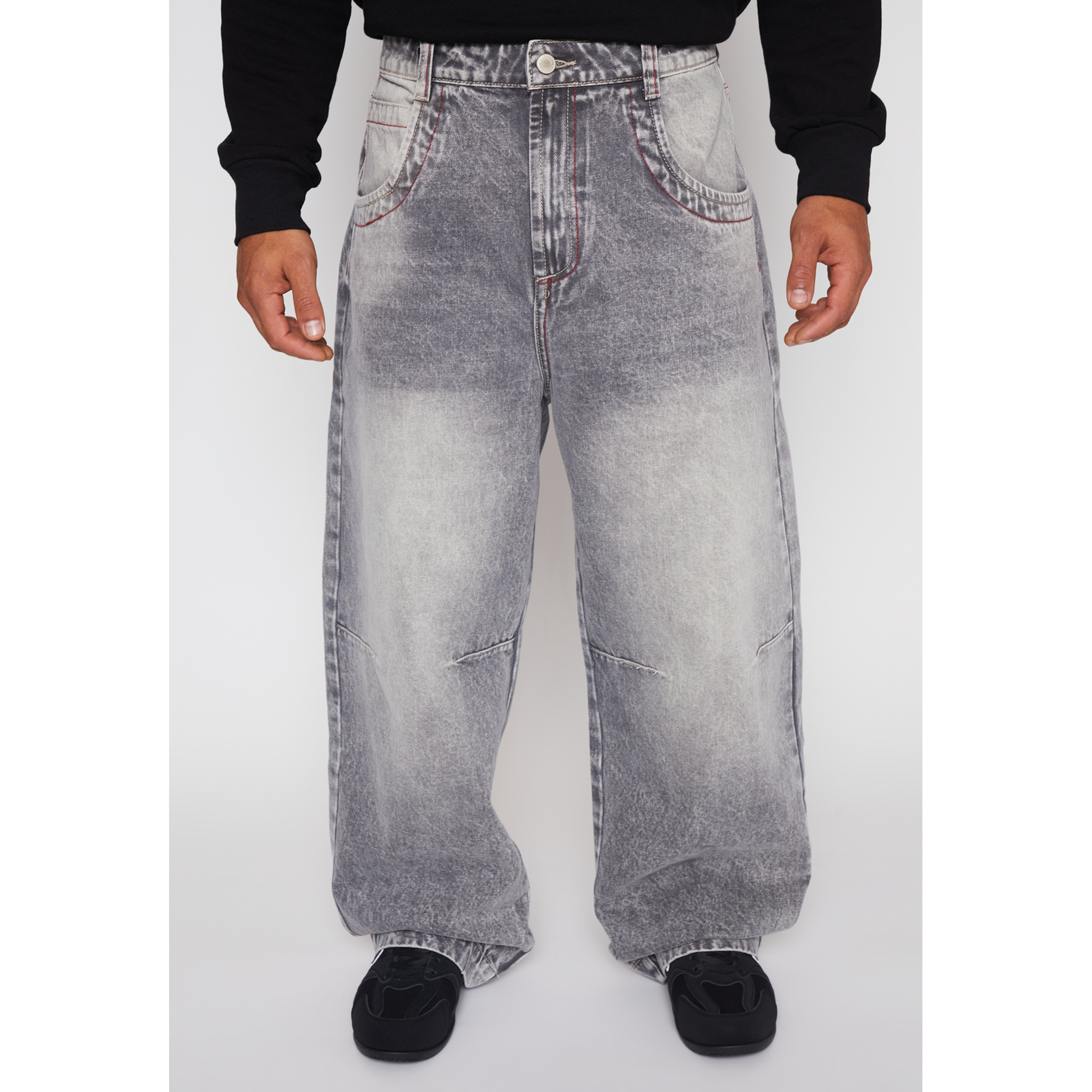 Jeans Super Baggy Hombre Gris Familyshop 1