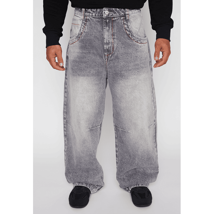 Jeans Super Baggy Hombre Gris Familyshop 1