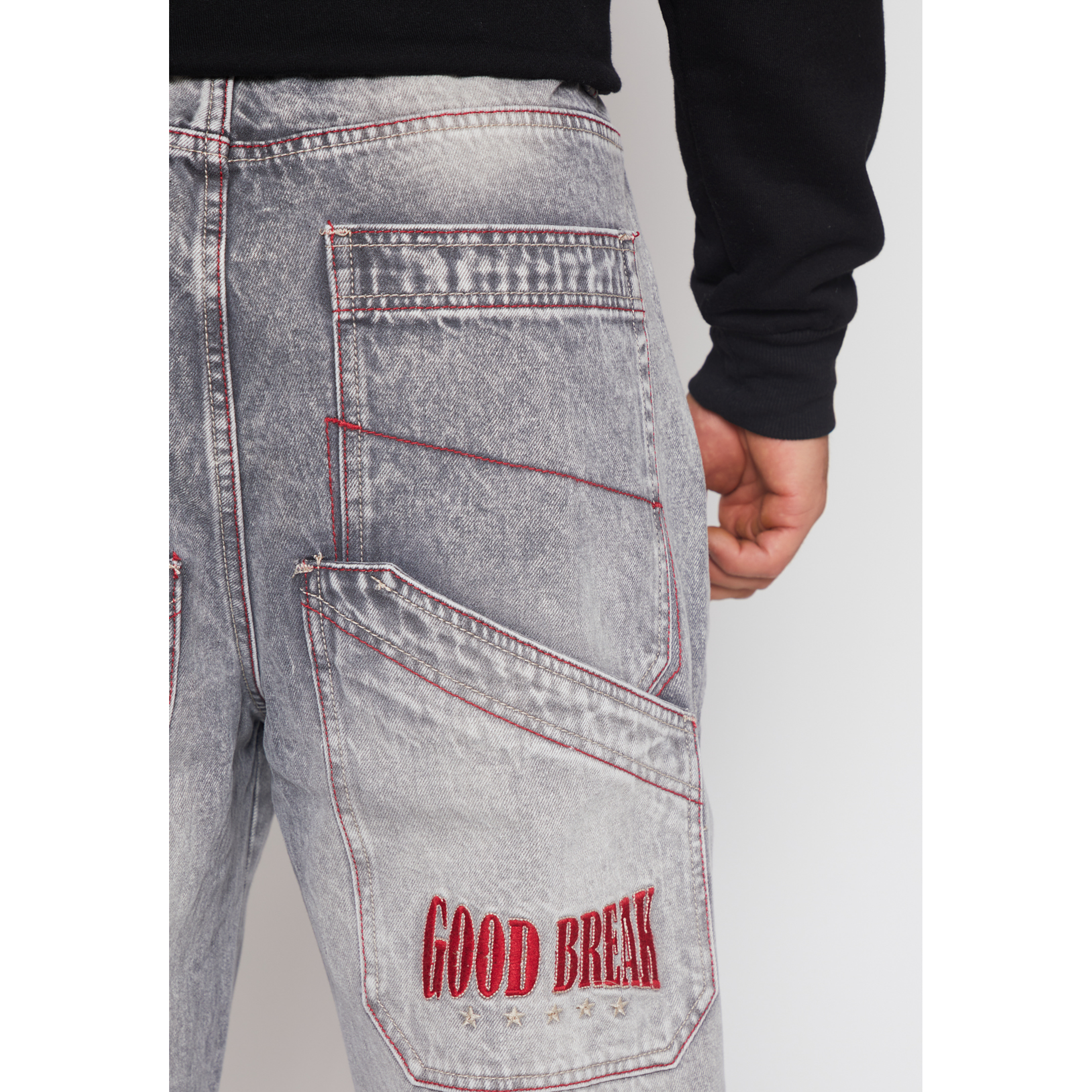 Jeans Super Baggy Hombre Gris Familyshop 4