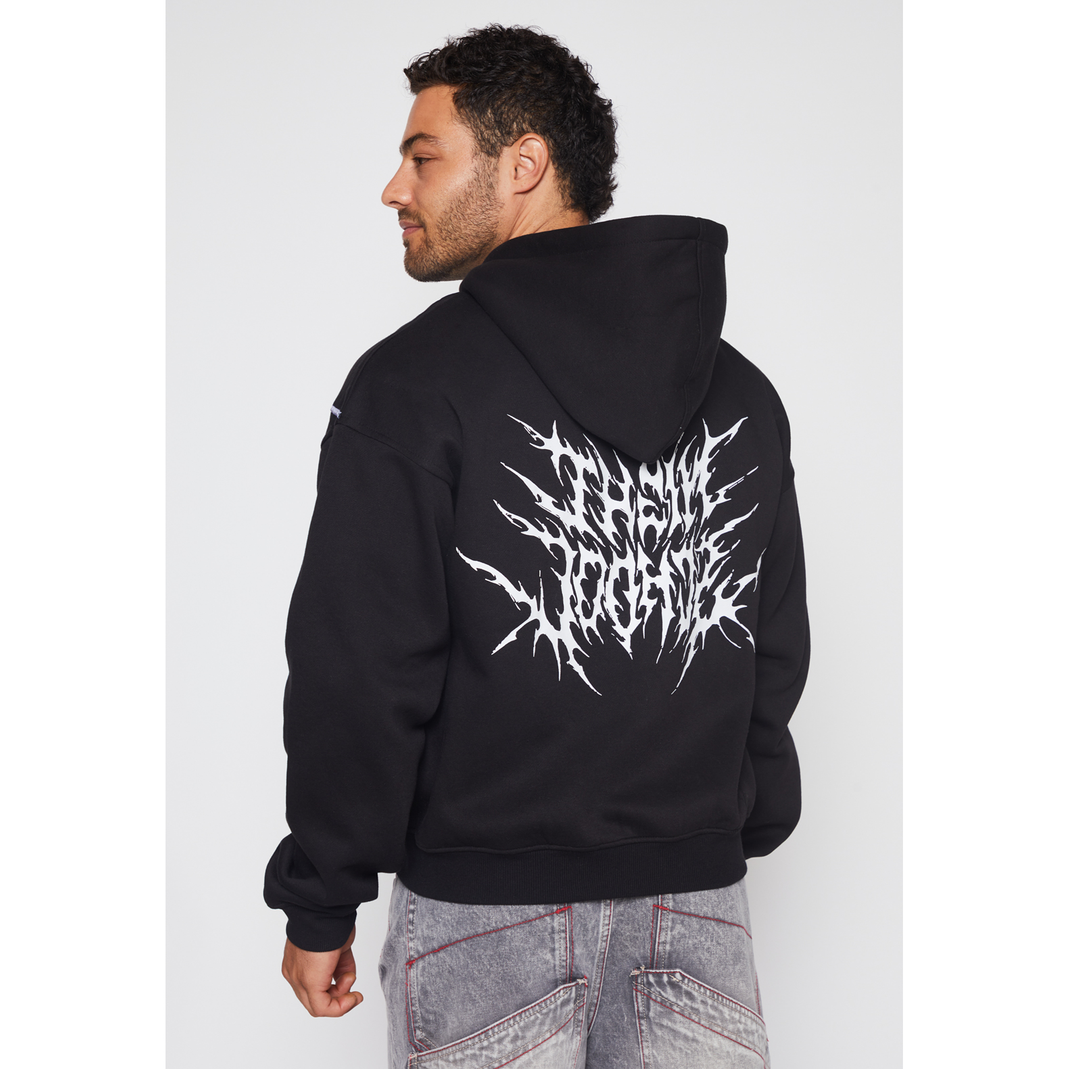 Polerón Boxy Death Hombre Negro Familyshop 3