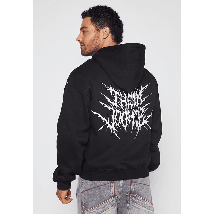 Polerón Boxy Death Hombre Negro Familyshop 3