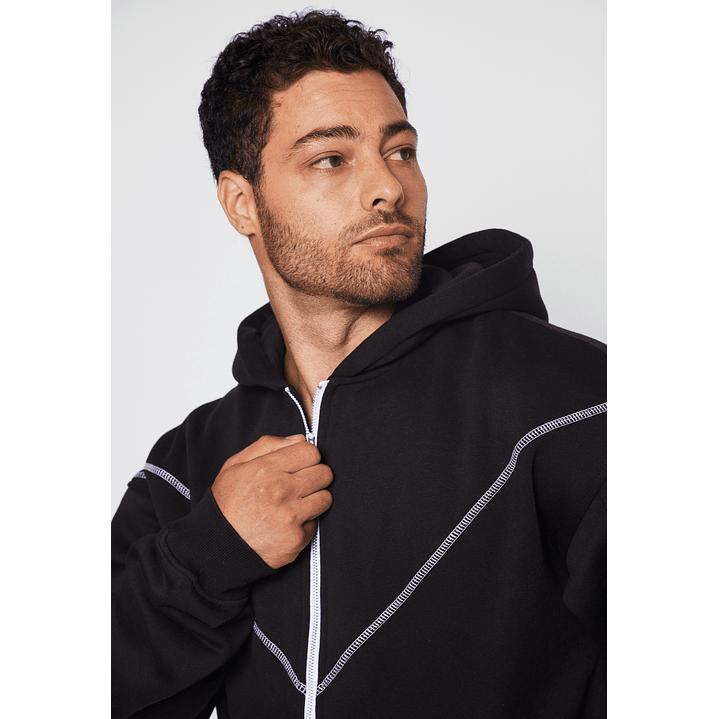 Polerón Boxy Death Hombre Negro Familyshop 4