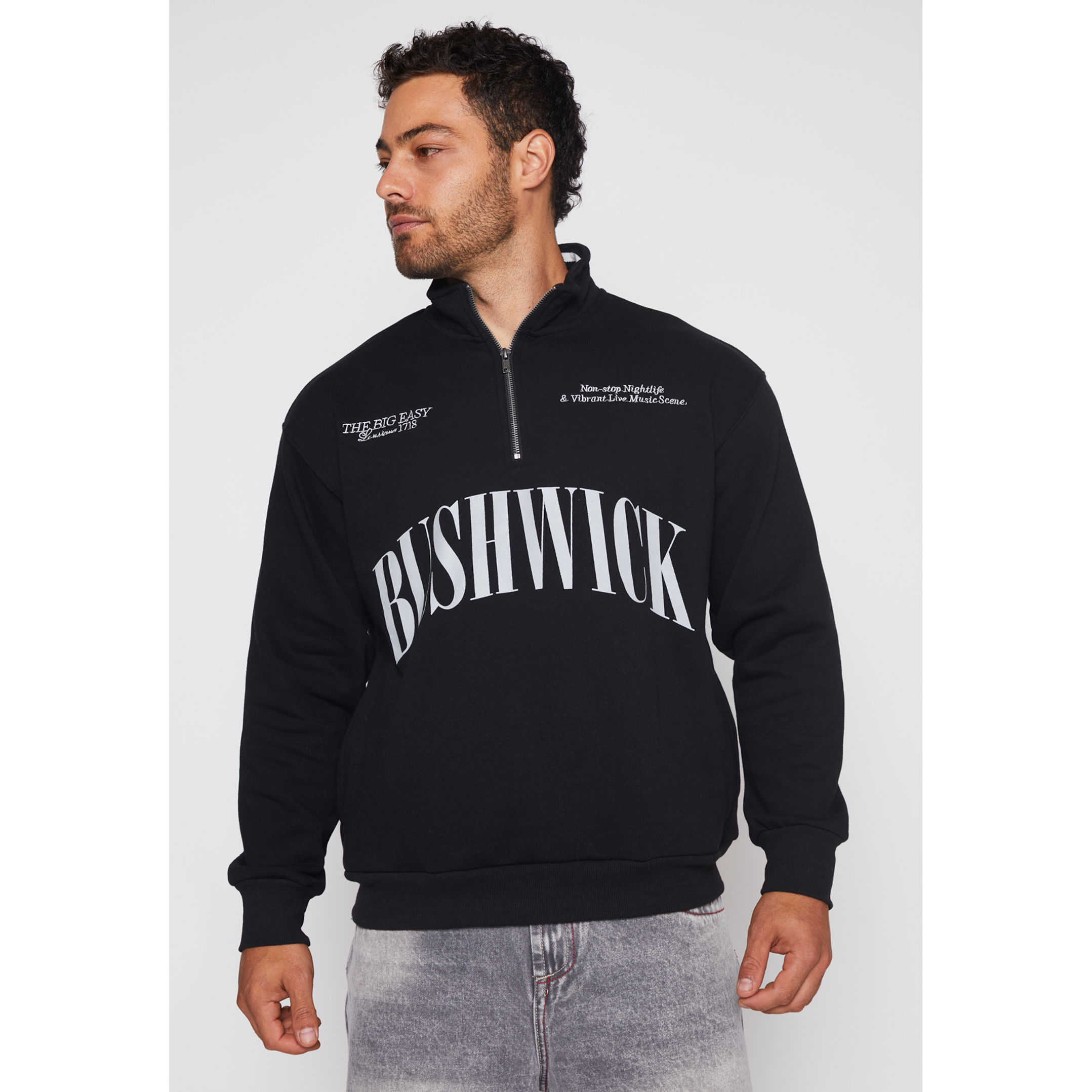 Polerón Gothic Hombre Negro Familyshop 1