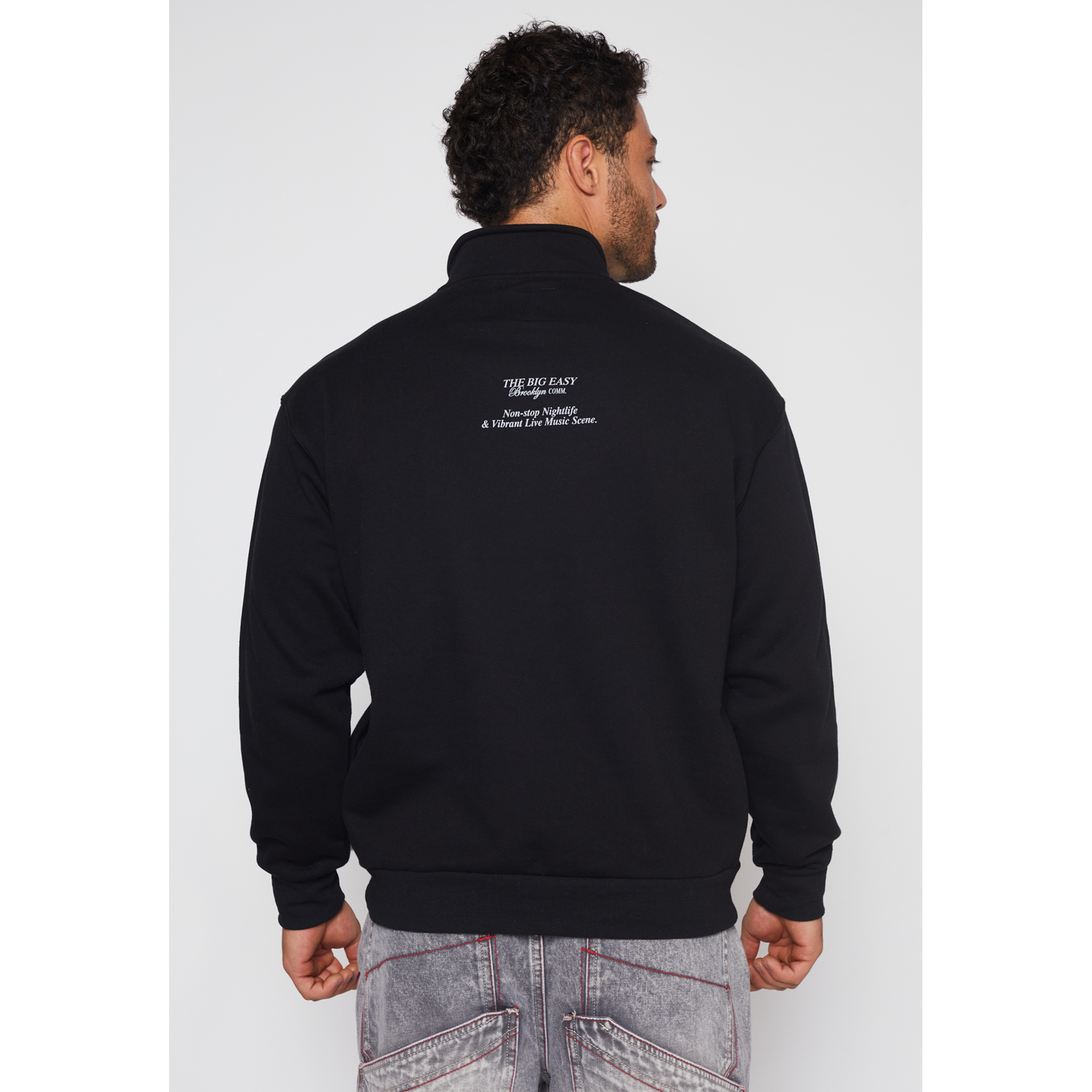 Polerón Gothic Hombre Negro Familyshop 4