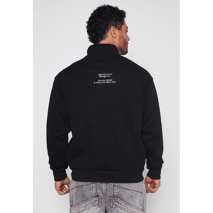 Polerón Gothic Hombre Negro Familyshop 4