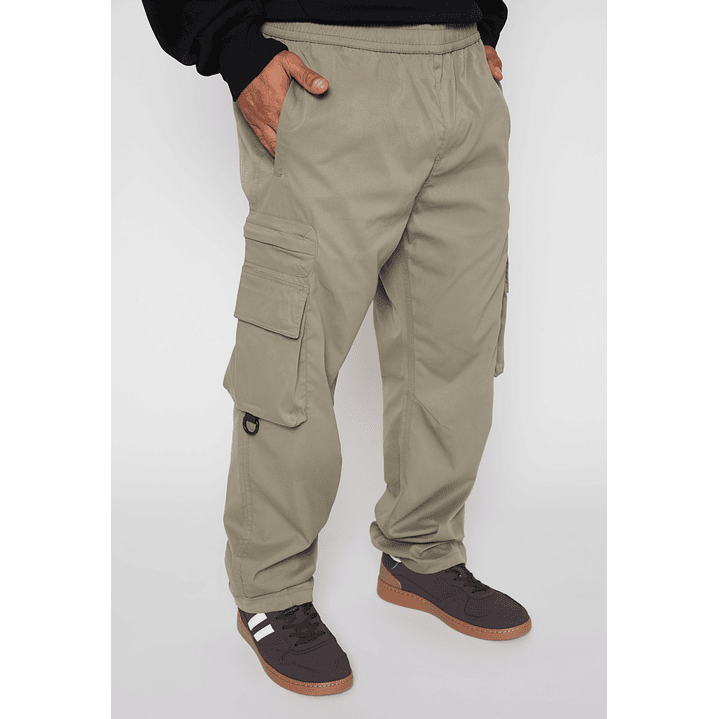 Pantalón Cargo Ajustable Hombre Verde Familyshop 1