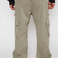Pantalón Cargo Ajustable Hombre Verde Familyshop - Miniatura 4