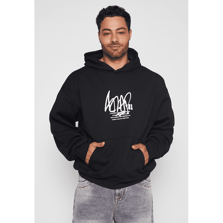 Polerón Graffiti AYB Hombre Negro Familyshop 1