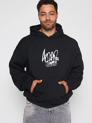 Polerón Graffiti AYB Hombre Negro Familyshop