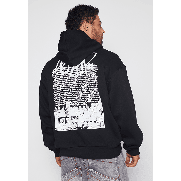 Polerón Graffiti AYB Hombre Negro Familyshop 4