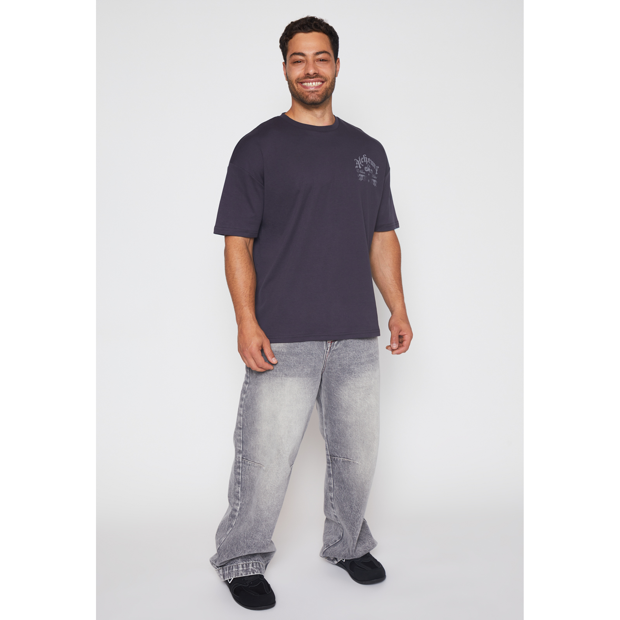 Polera Alchemy Hombre Gris Familyshop 2