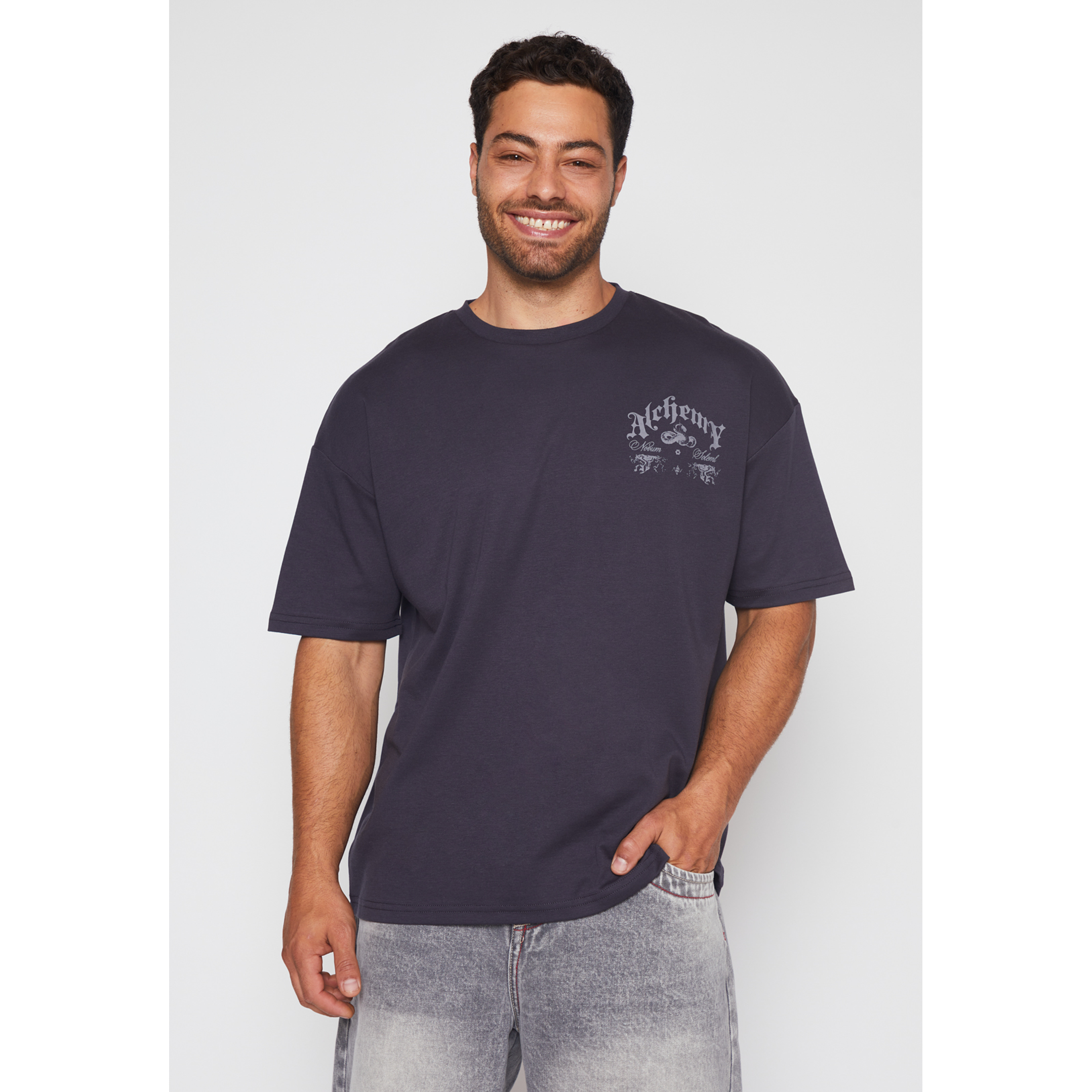 Polera Alchemy Hombre Gris Familyshop 1