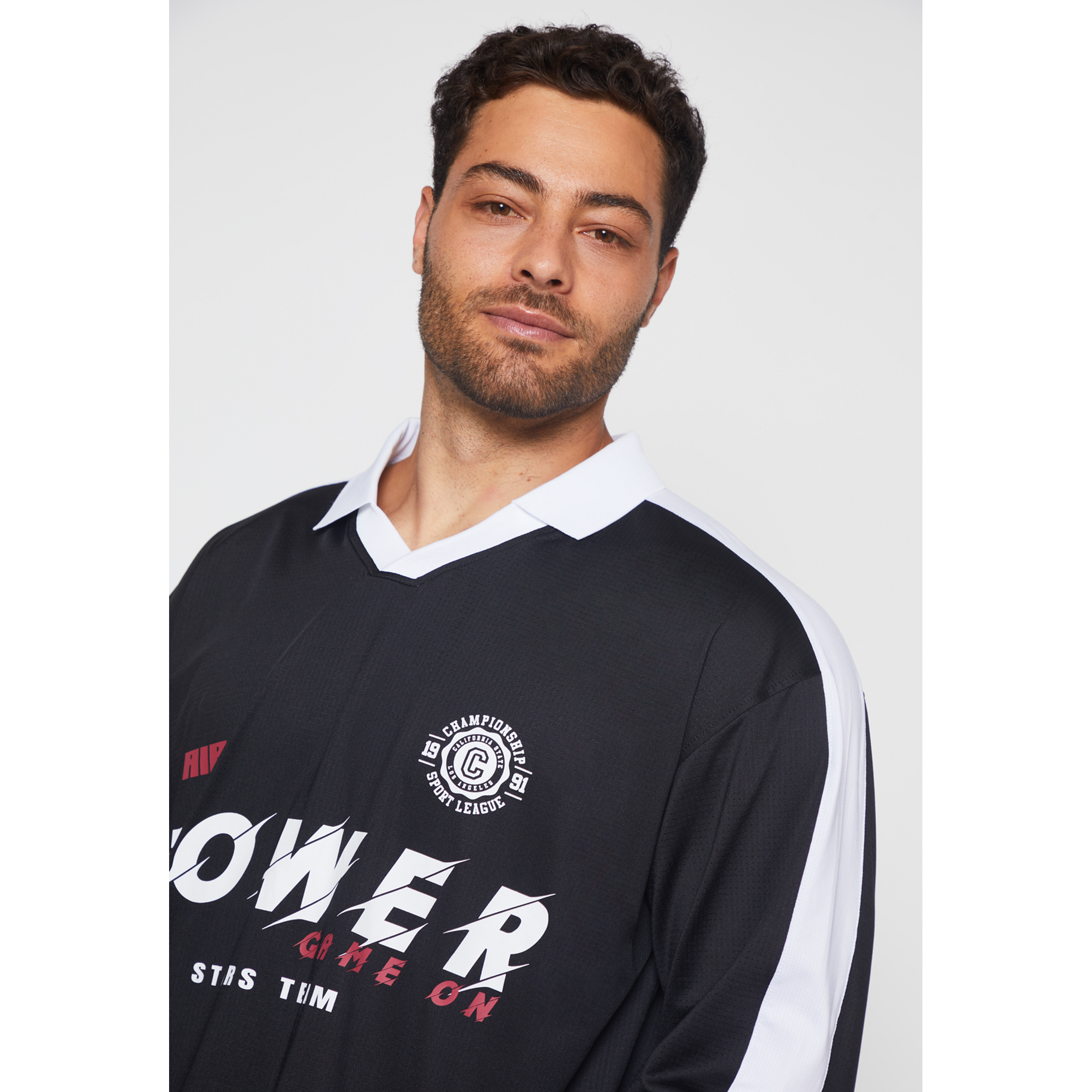 Polera Deportiva Power Hombre Negro Familyshop 4