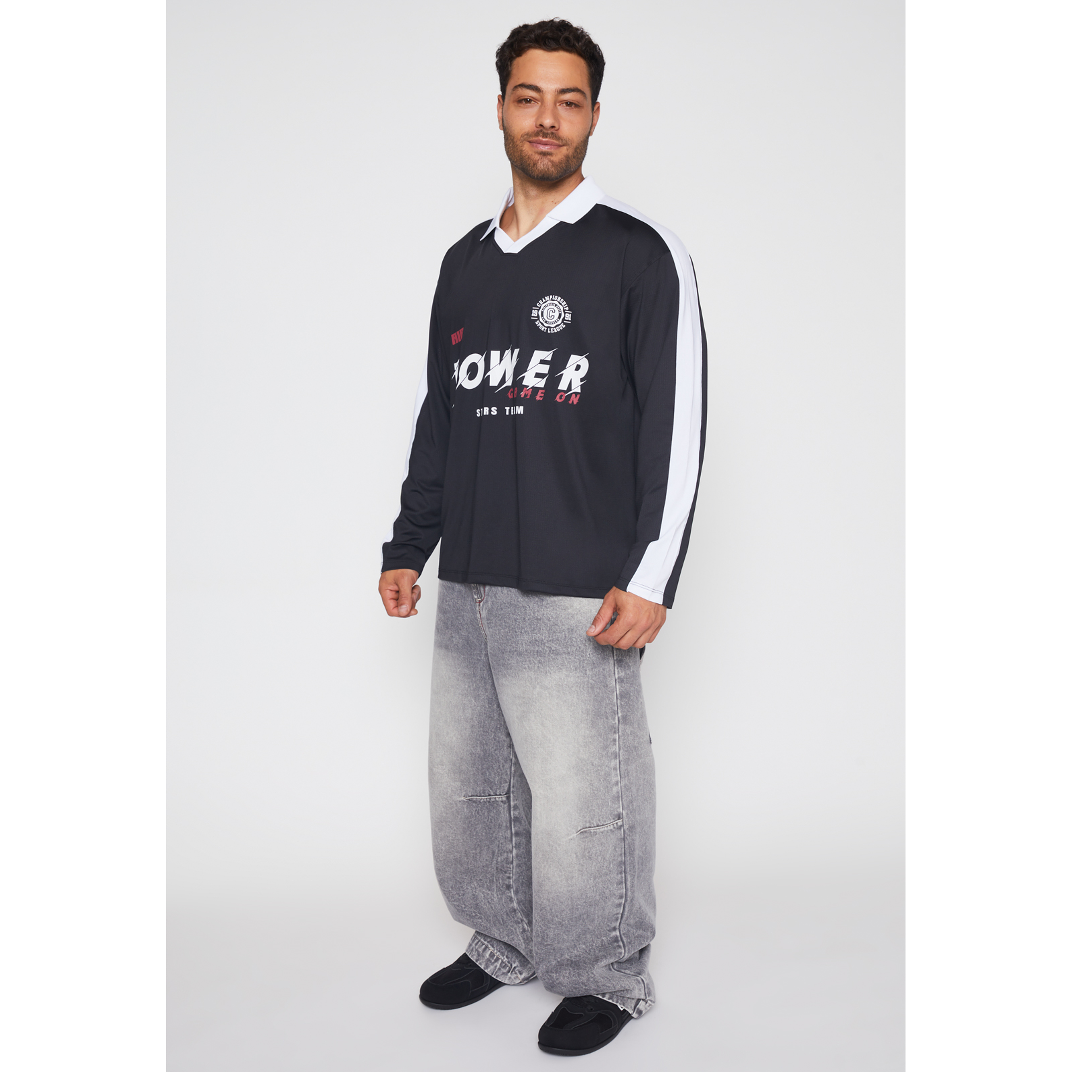 Polera Deportiva Power Hombre Negro Familyshop 2