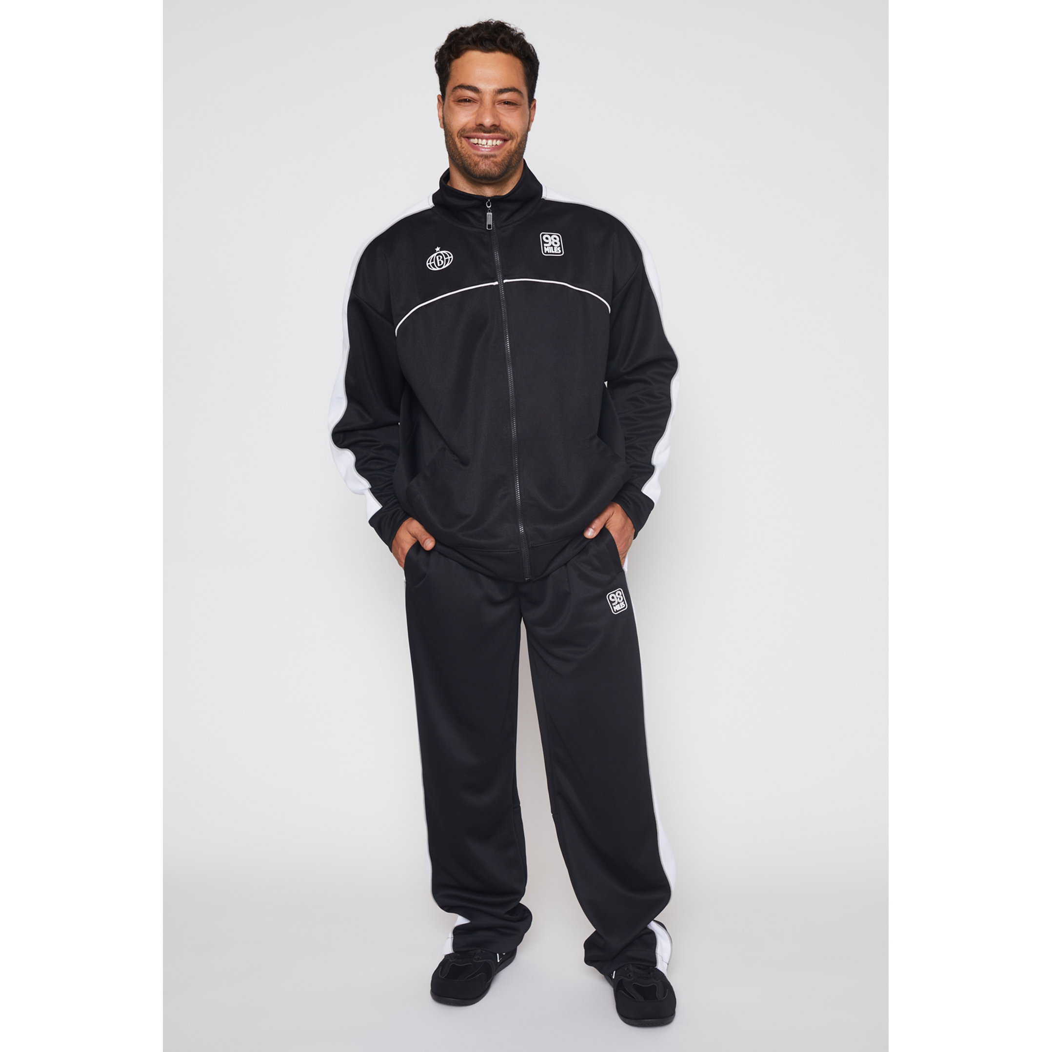 Pantalón Buzo Retro 98 Hombre Negro Familyshop 2