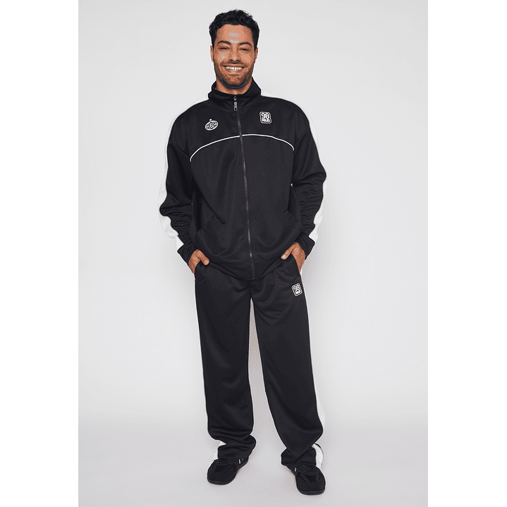 Pantalón Buzo Retro 98 Hombre Negro Familyshop 2