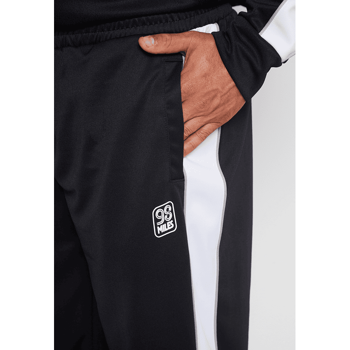 Pantalón Buzo Retro 98 Hombre Negro Familyshop 4