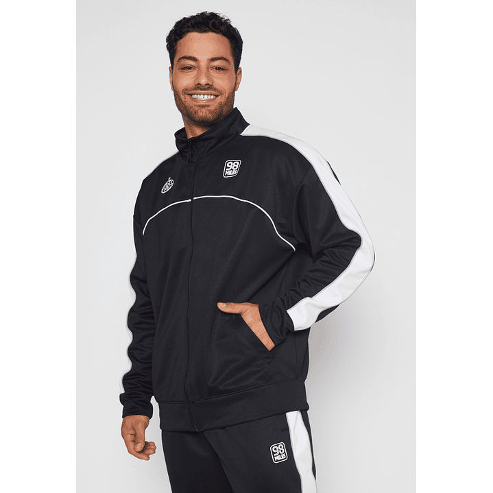 Polerón Retro 98 Hombre Negro Familyshop 1