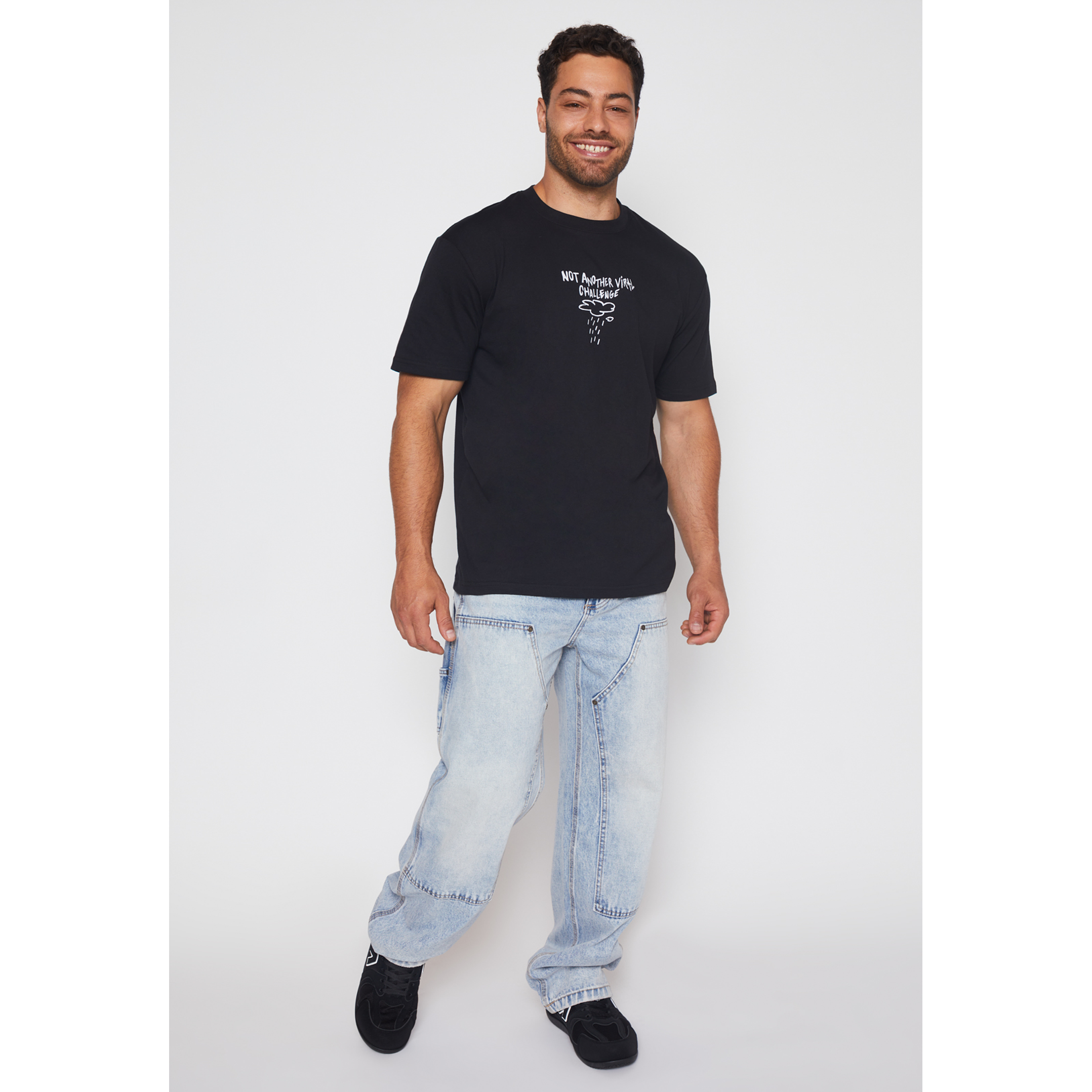 Polera Lluvia Hombre Negro Familyshop 2