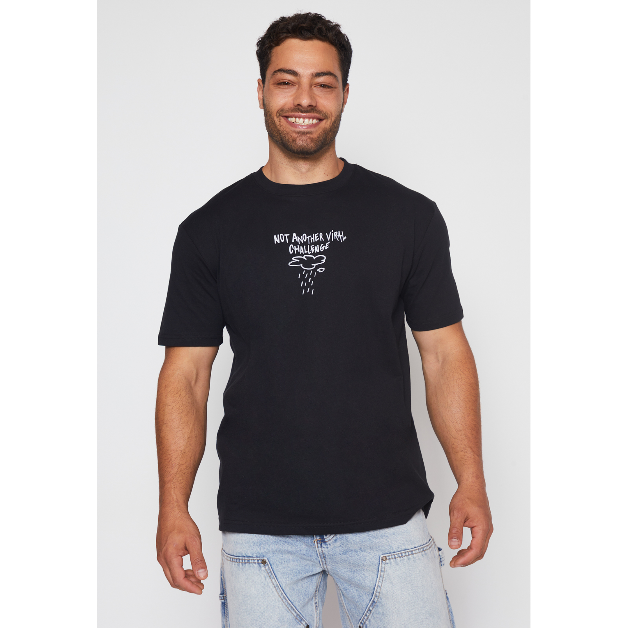 Polera Lluvia Hombre Negro Familyshop 1
