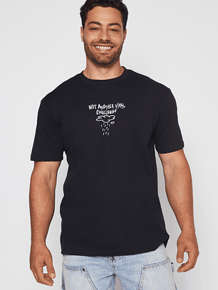 Polera Lluvia Hombre Negro Familyshop