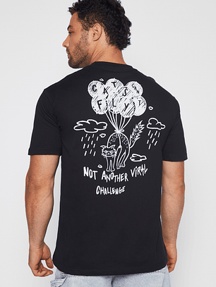 Polera Lluvia Hombre Negro Familyshop