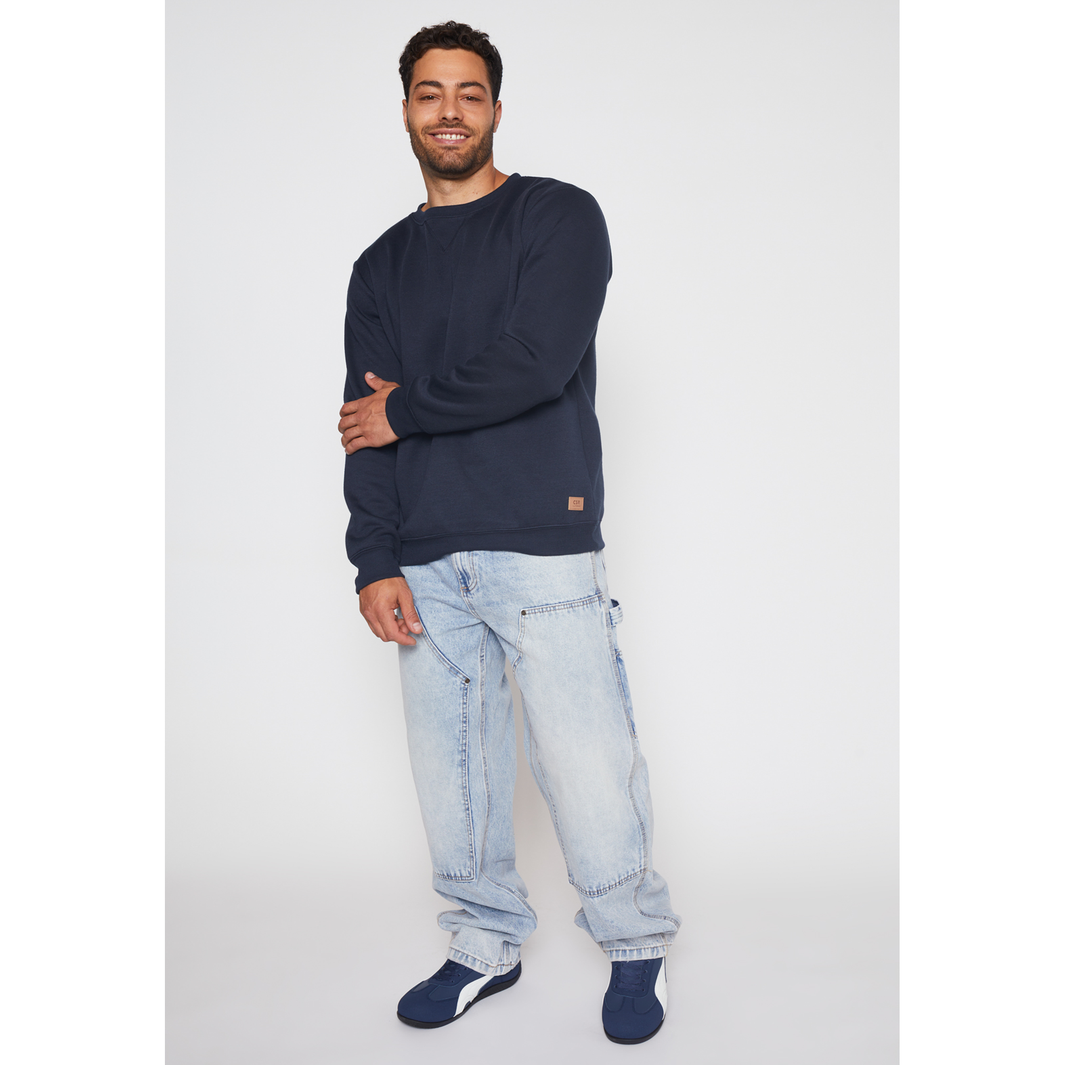 Polerón Basic Hombre Azul Familyshop 2