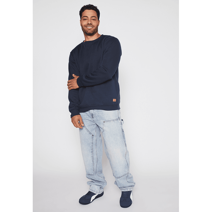 Polerón Basic Hombre Azul Familyshop 2