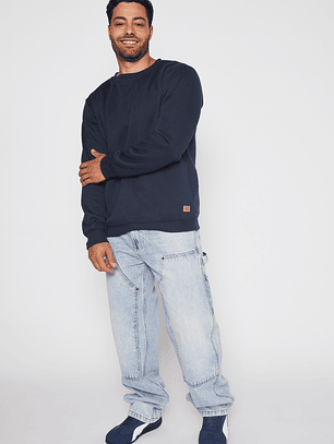 Polerón Basic Hombre Azul Familyshop