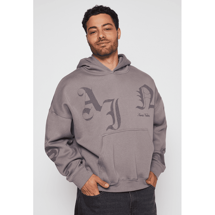 Polerón Oversize Hombre Arena Familyshop 1