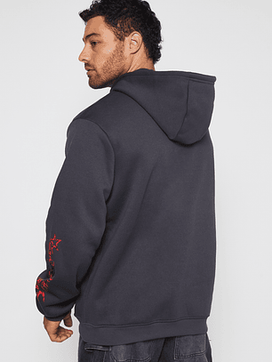 Polerón Death Hombre Gris Familyshop