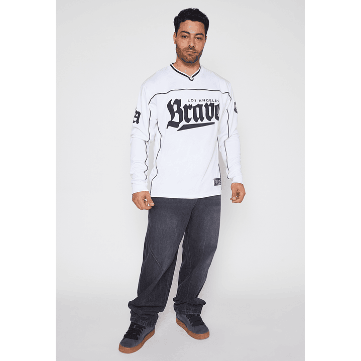 Polera Deportiva Hombre Blanco Familyshop 2