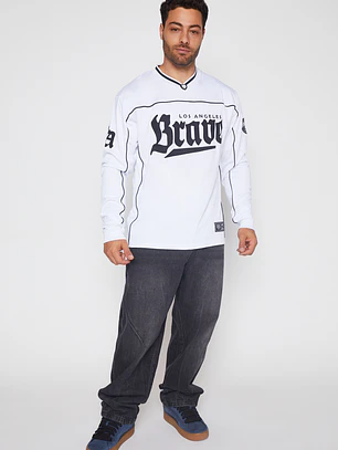 Polera Deportiva Hombre Blanco Familyshop