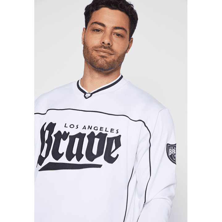 Polera Deportiva Hombre Blanco Familyshop 3