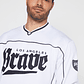 Polera Deportiva Hombre Blanco Familyshop - Miniatura 3
