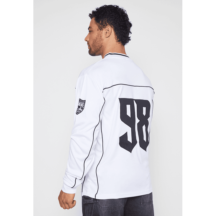 Polera Deportiva Hombre Blanco Familyshop 4